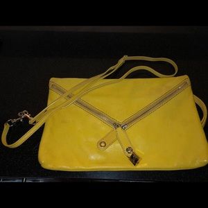 D&G Yellow leather clutch